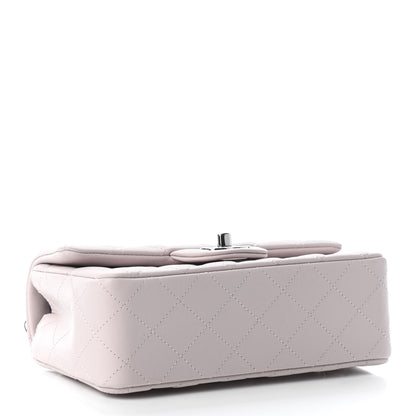Chanel Lambskin Quilted Mini Rectangular Flap Light Purple 4 of 9