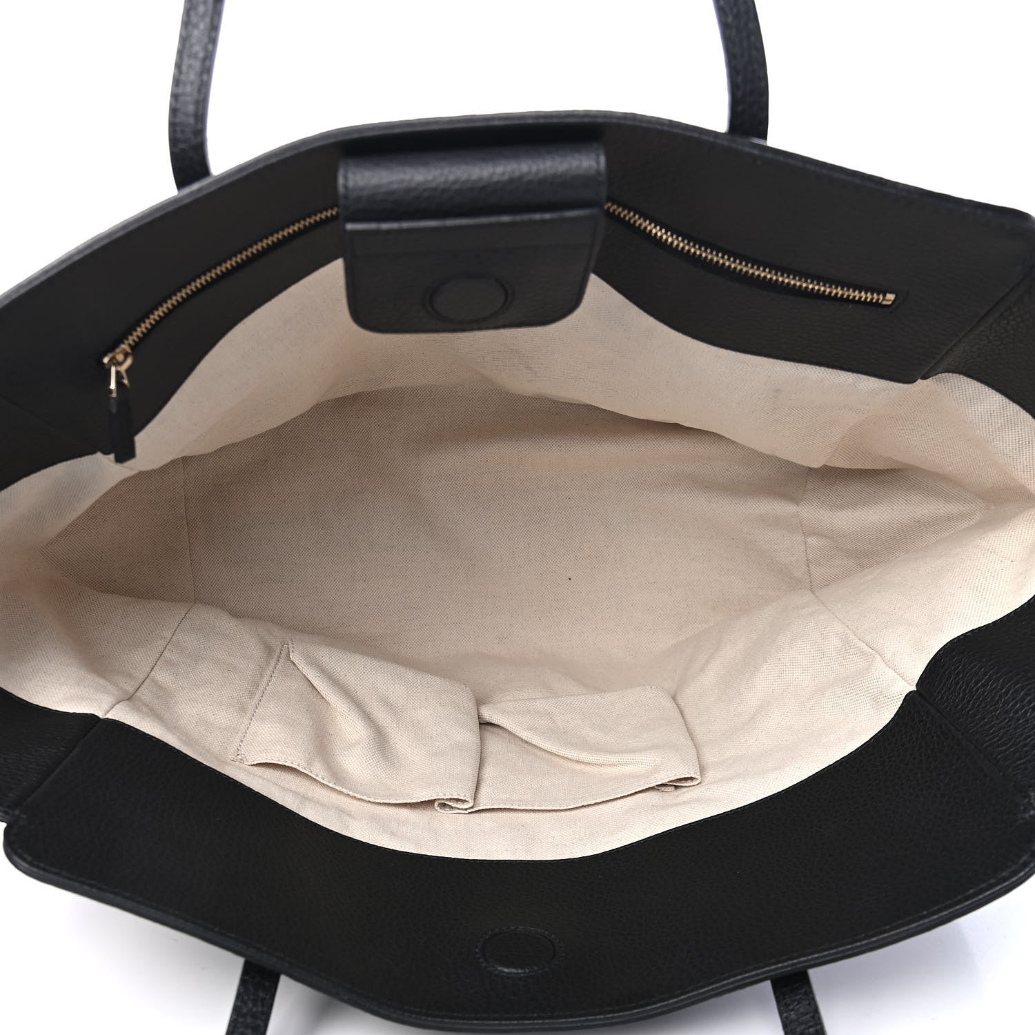 Gucci Pebbled Calfskin Medium Swing Tote Black 4 of 4