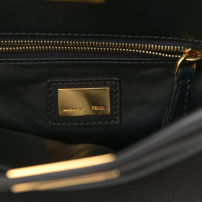 Fendi Nappa Mini Peekaboo Iconic Satchel Black 7 of 11