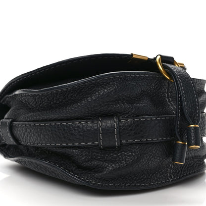 Chloe Calfskin Nano Marcie Saddle Bag Black 9 of 10