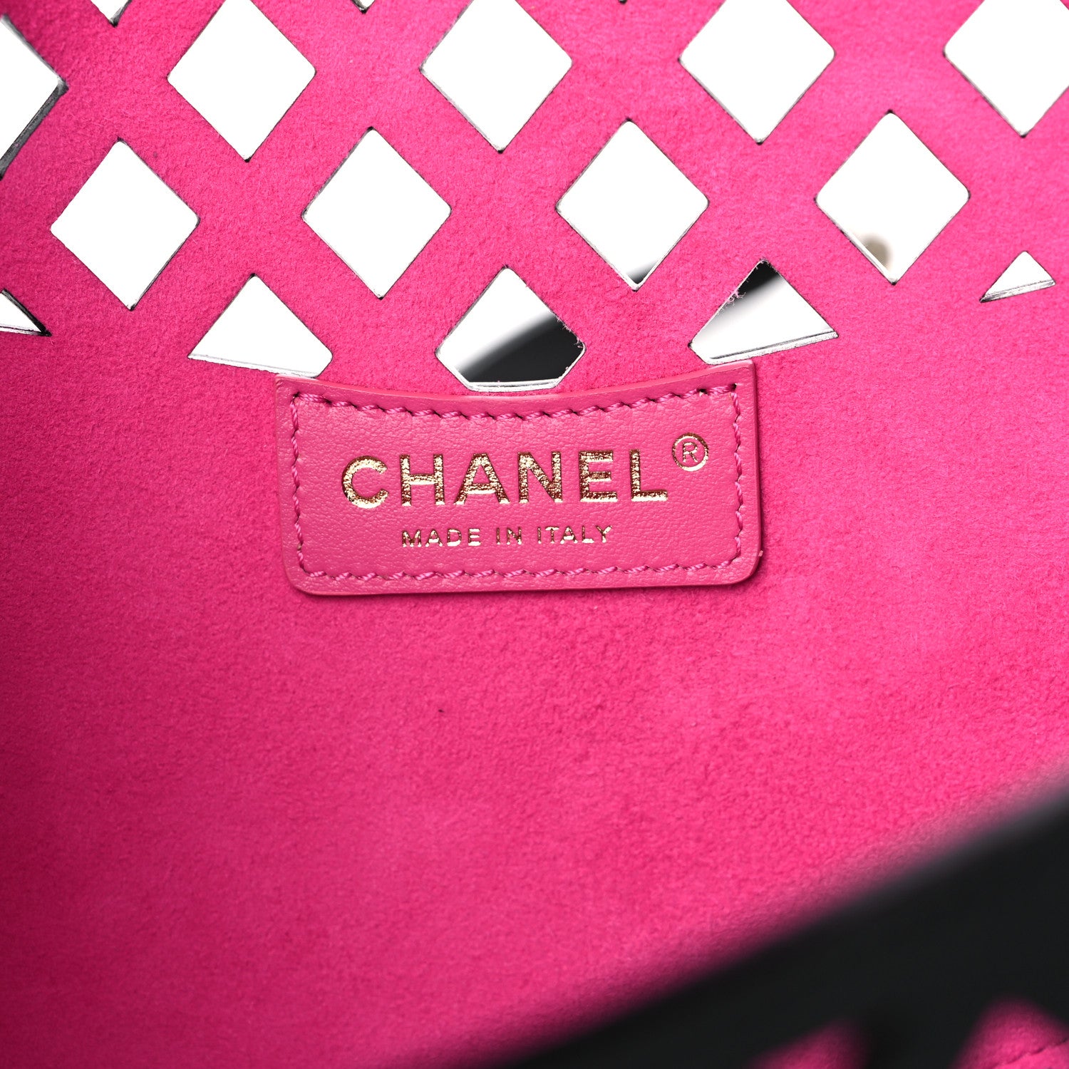 Chanel Lambskin Sea Through Flap Black Multicolor 8 of 16