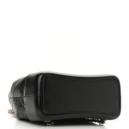 Chanel Aged Calfskin Quilted Small Gabrielle Backpack Black 4 of 10