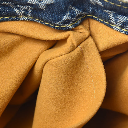 Louis Vuitton Monogram Denim Sac Plat Blue 9 of 13