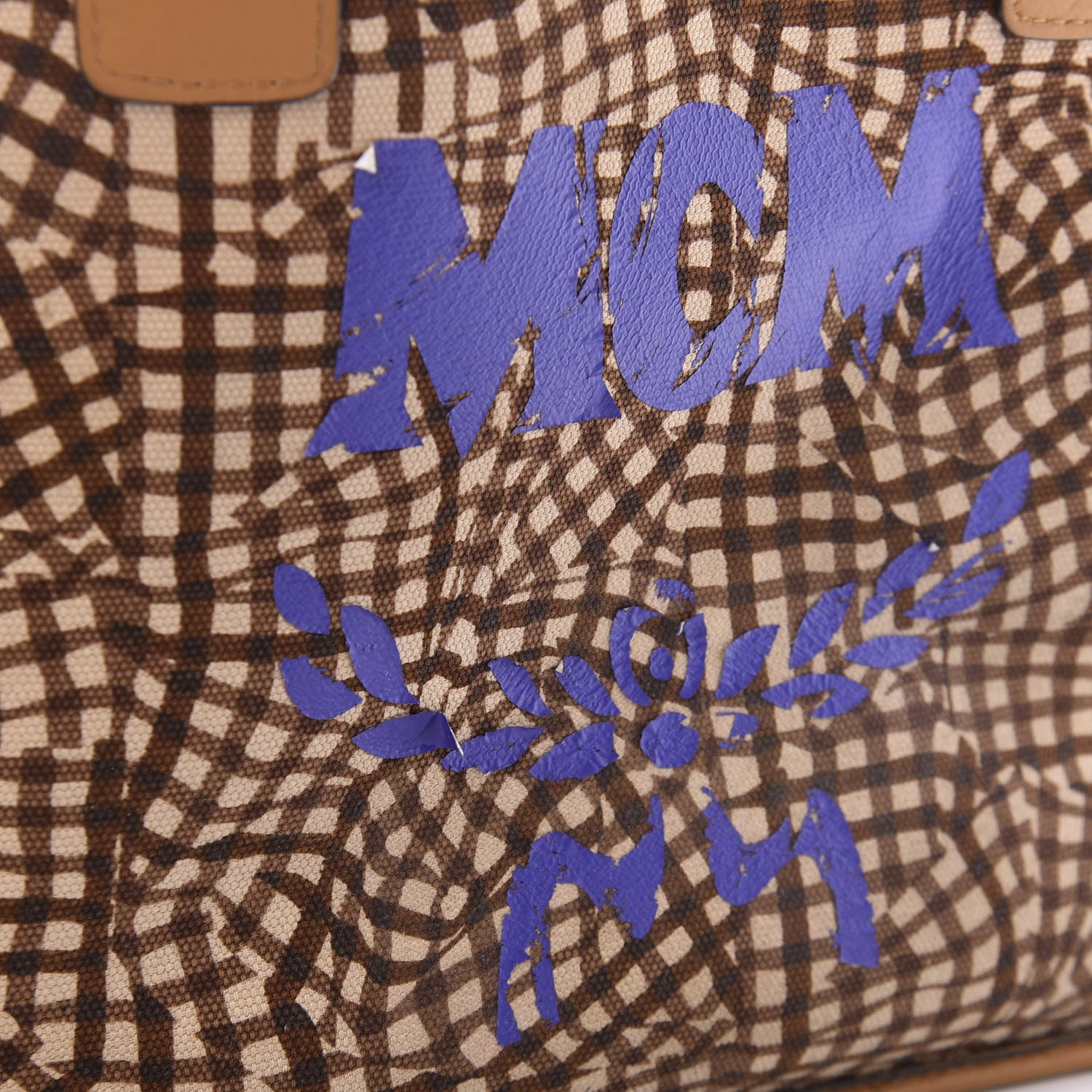 MCM Visetos Medium Liz Reversible Shopper Tote Cognac 21 of 24