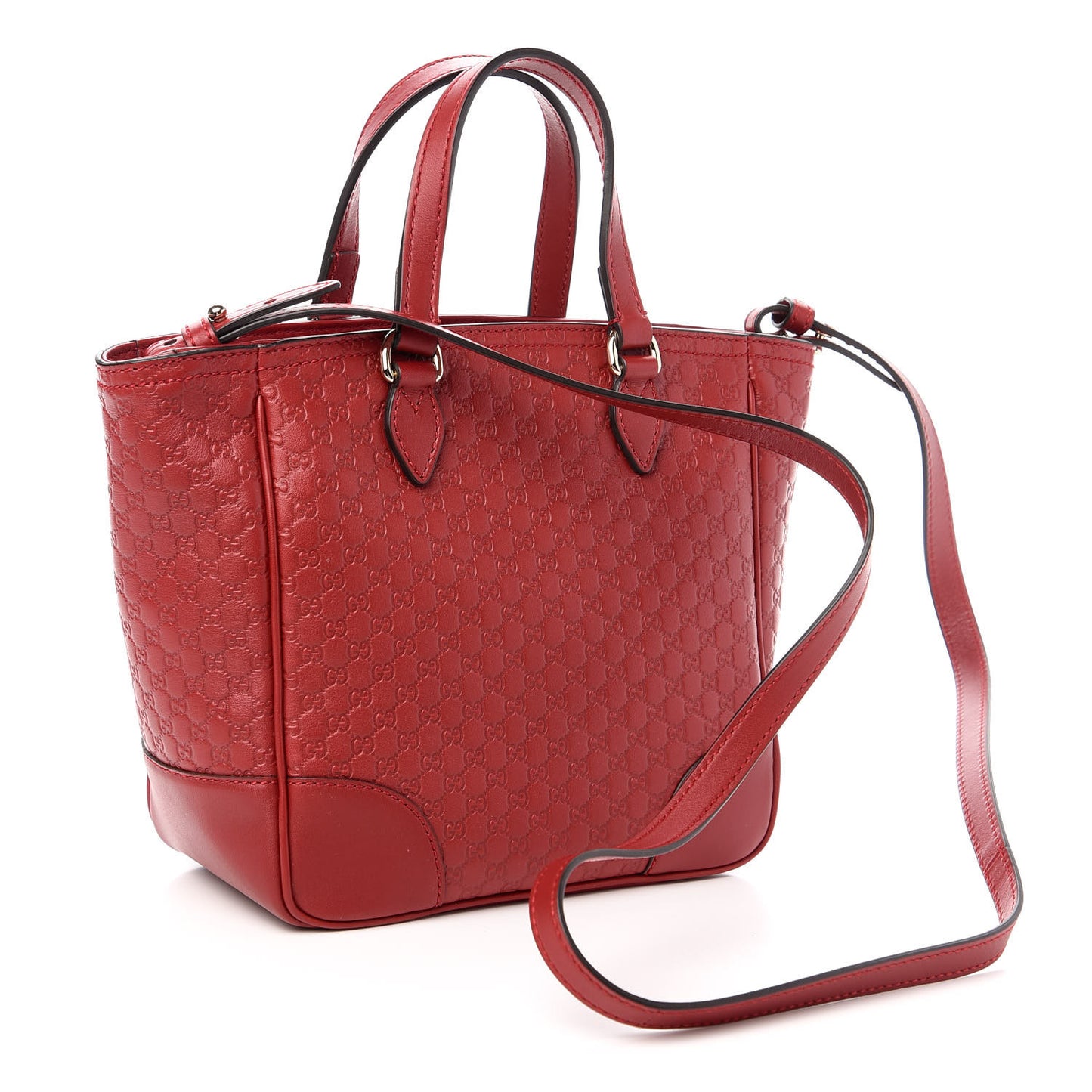Microguccissima Small Bree Tote Red