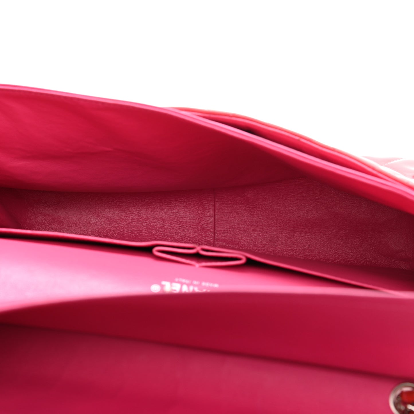 Patent Quilted Jumbo Double Flap Pink