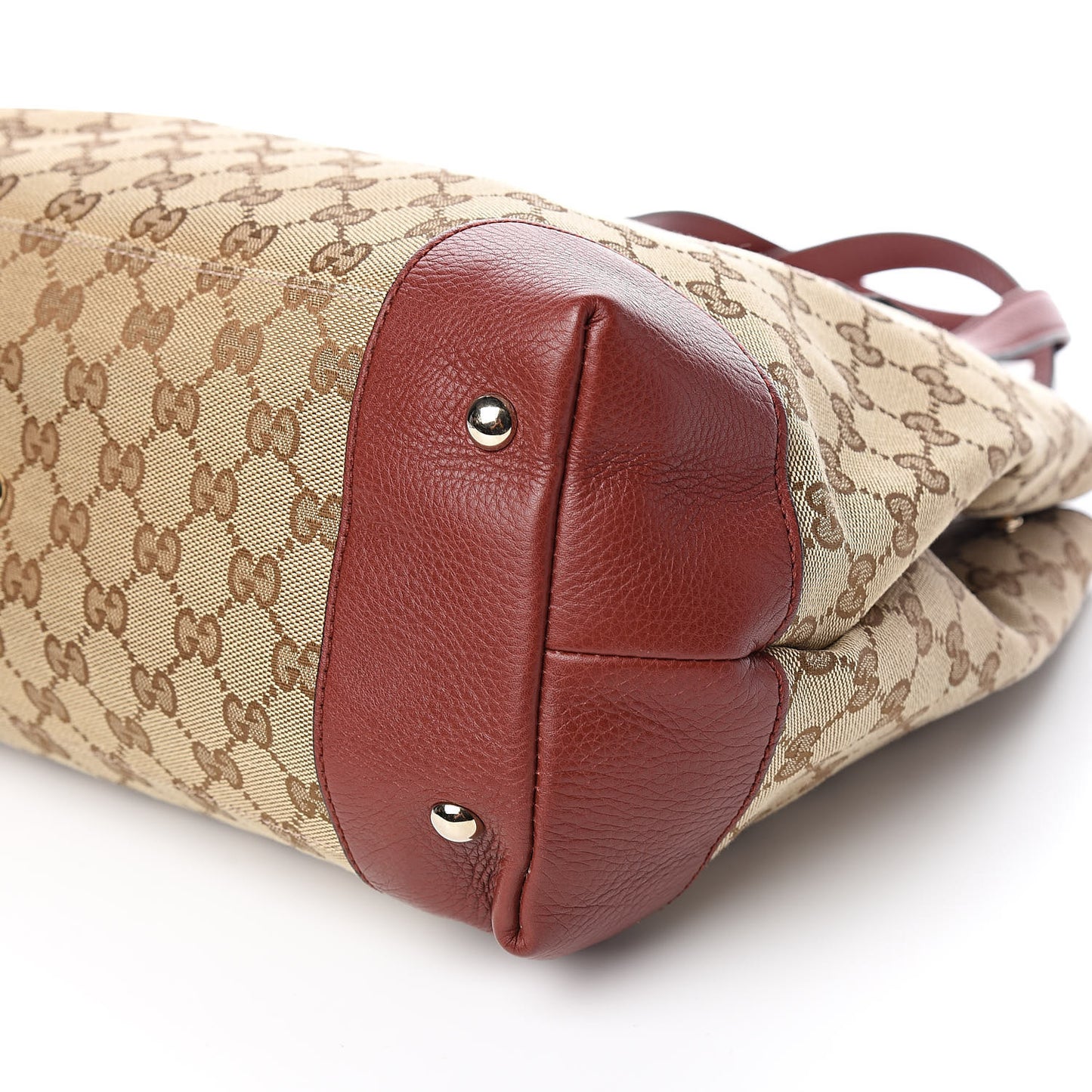Monogram Web Medium Dressage Tote Red