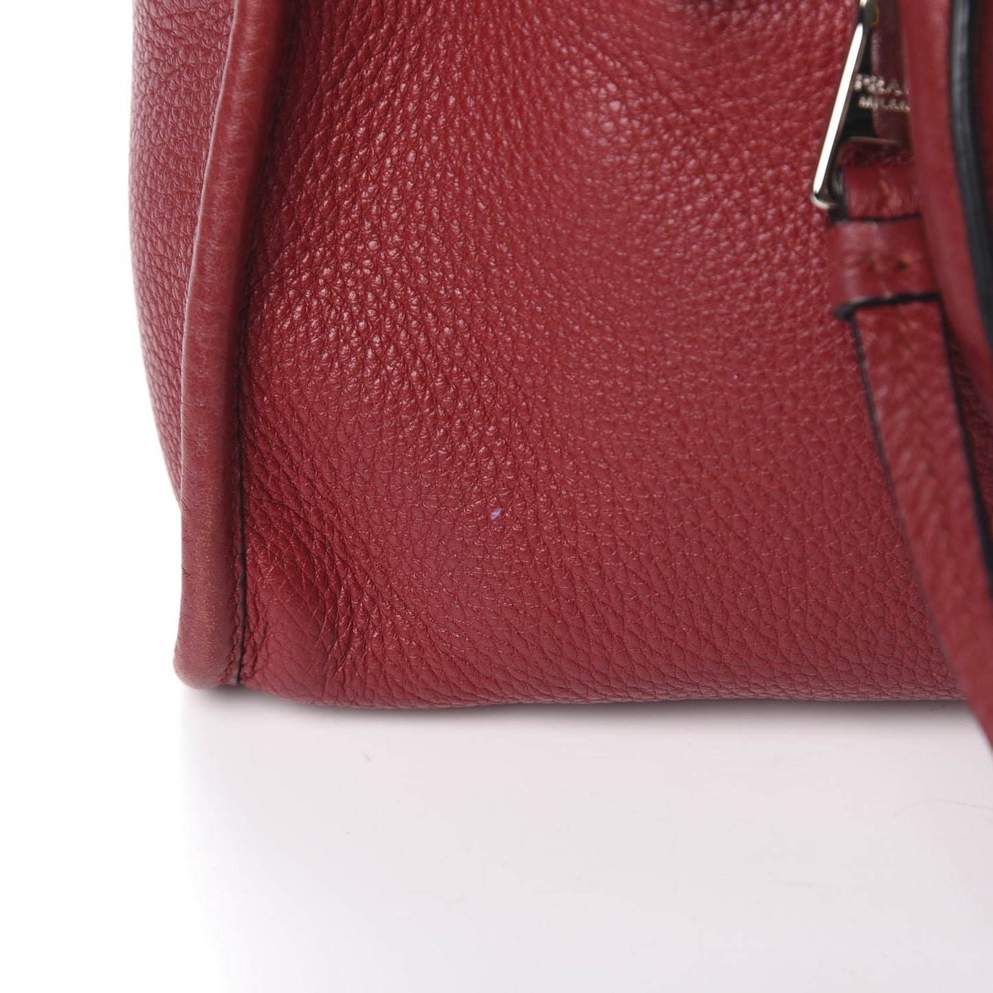 Vitello Phenix Shopping Satchel Rosso