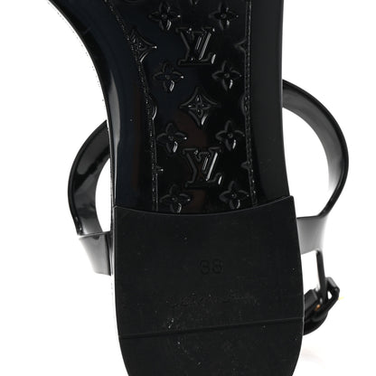 Louis Vuitton Rubber Bikini Thong Flat Sandals 38 Black 7 of 8