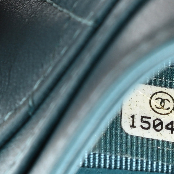 Chanel Lambskin Quilted Card Holder Blue 8 of 10