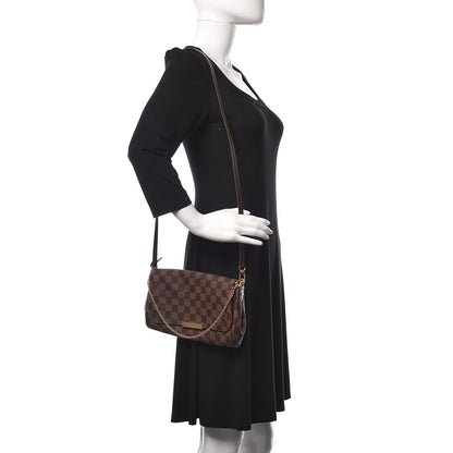 Louis Vuitton Damier Ebene Favorite MM 2 of 12