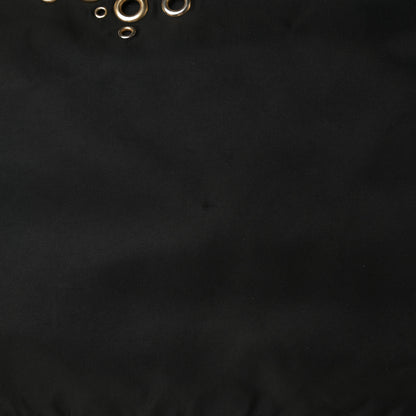 Prada Nylon Vela Grommet Tote Black 12 of 16