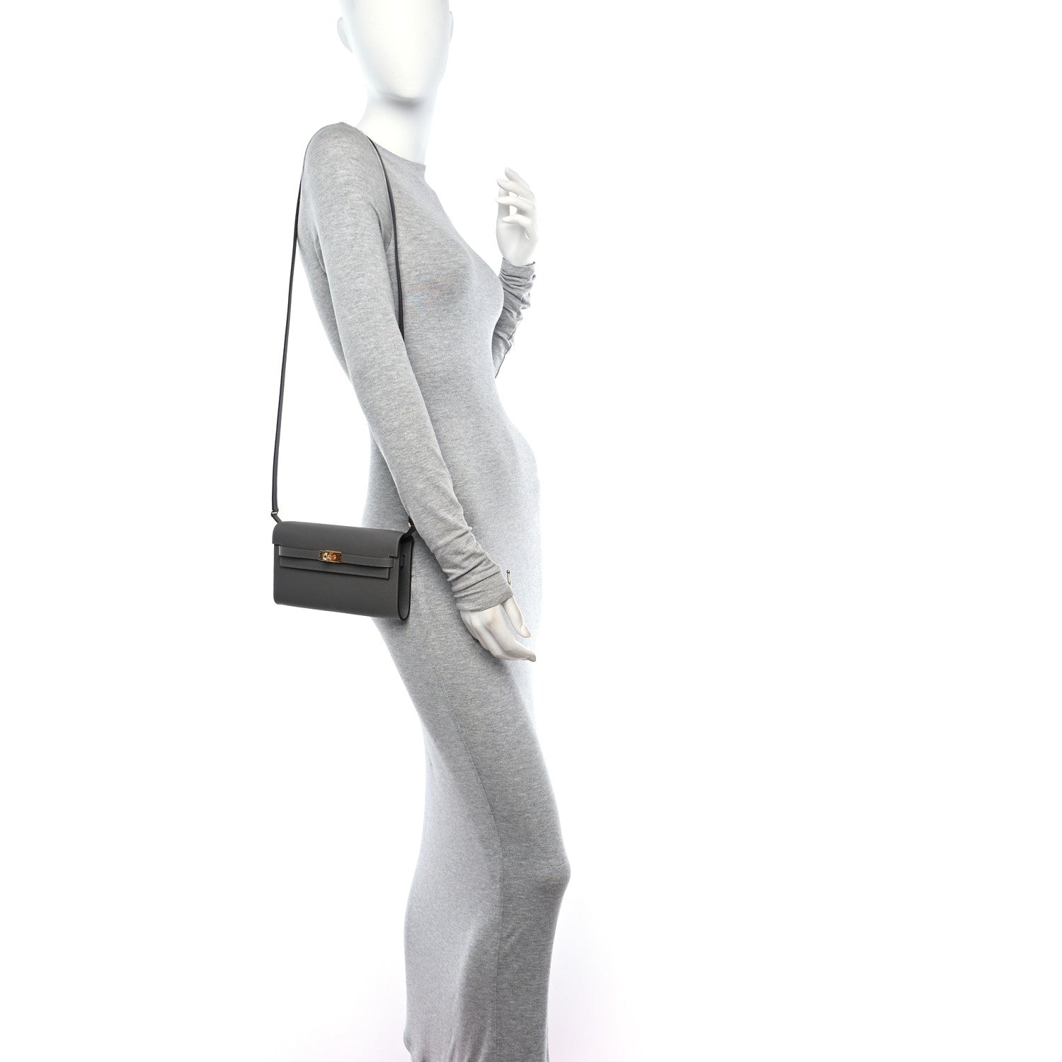 Hermes Epsom Kelly To Go Wallet Gris Meyer 2 of 13