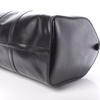 Louis Vuitton Epi Keepall 50 Black 8 of 9