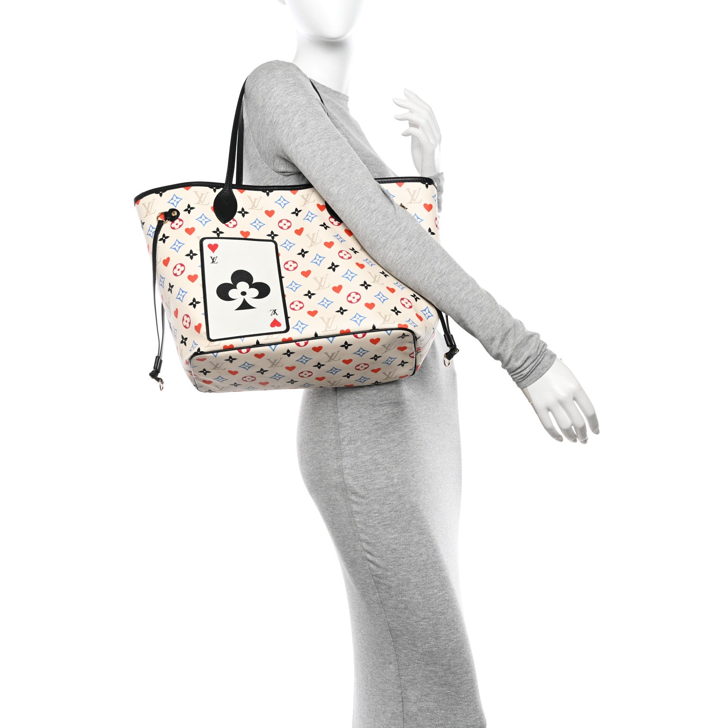 Louis Vuitton Game On Neverfull MM White 2 of 12