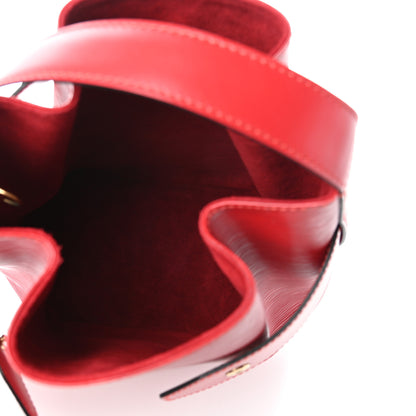 Louis Vuitton Epi Sac D'Epaule Castillan Red 5 of 10