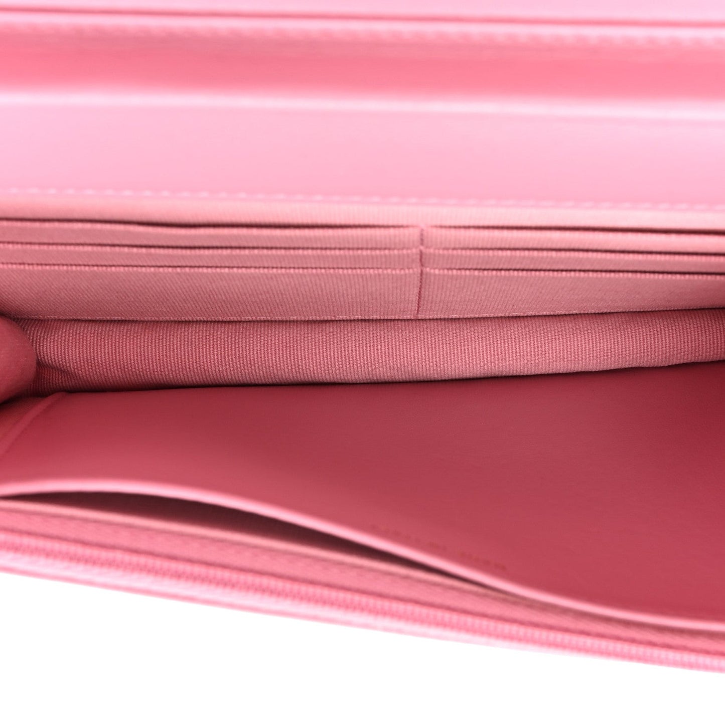 Tweed Quilted Wallet On Chain WOC Pink