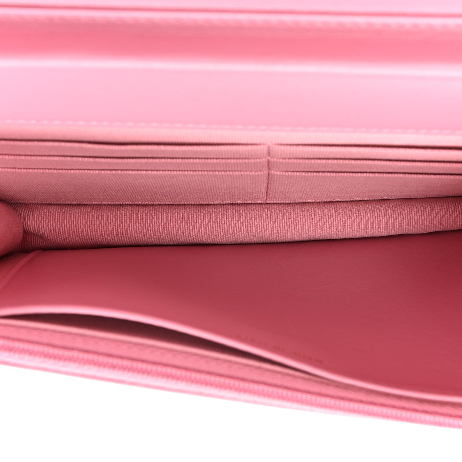 Chanel Tweed Quilted Wallet On Chain WOC Pink 5 of 7