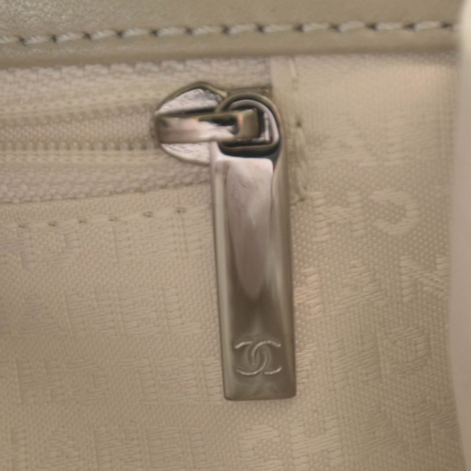 Chanel Lambskin Square Quilted Mini Flap Grey 7 of 9