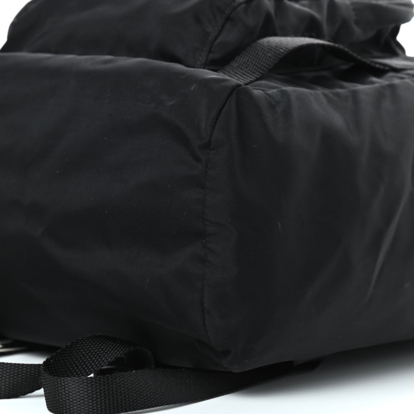 Tessuto Nylon Montagna Double Buckle Backpack Black