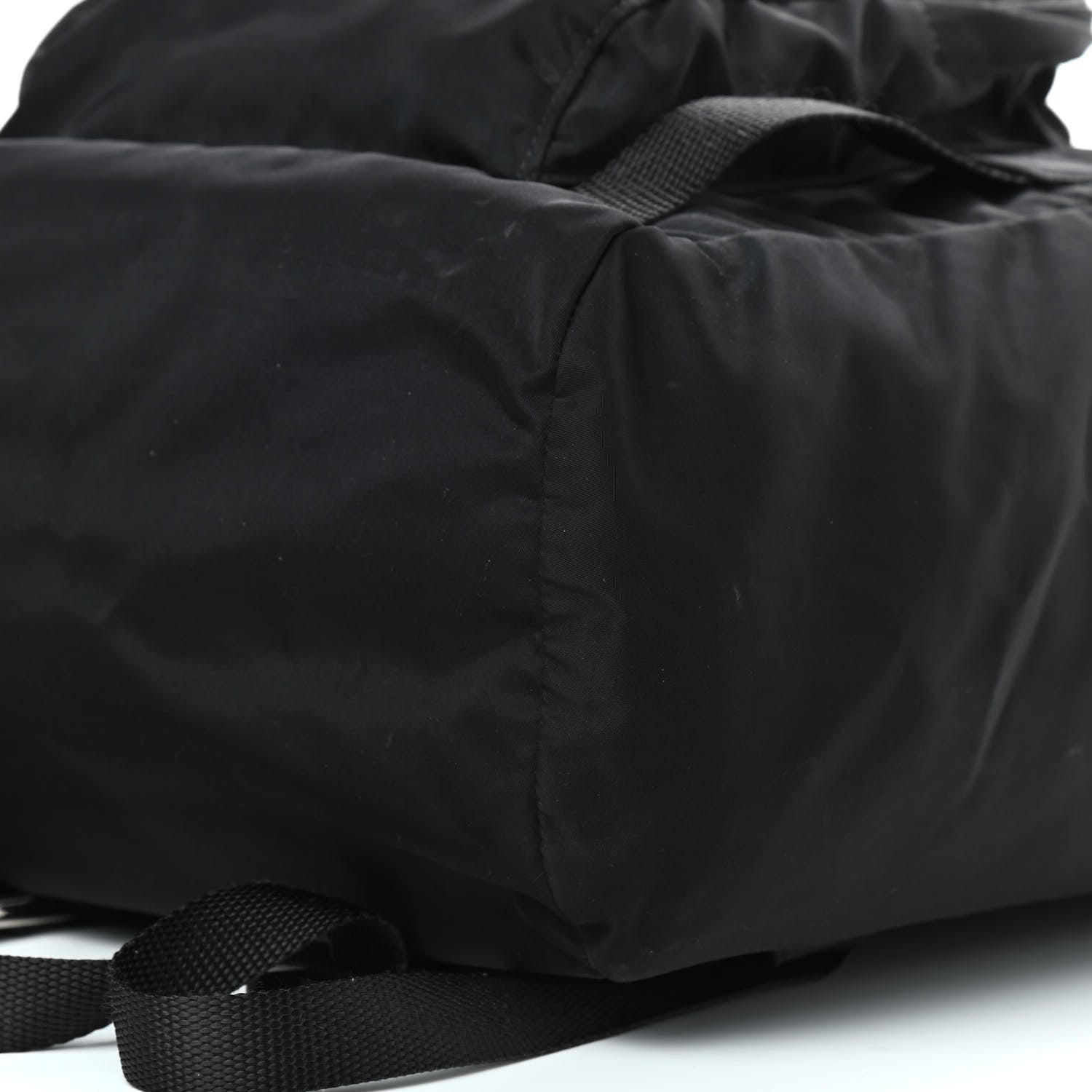 Prada Tessuto Nylon Montagna Double Buckle Backpack Black 8 of 8