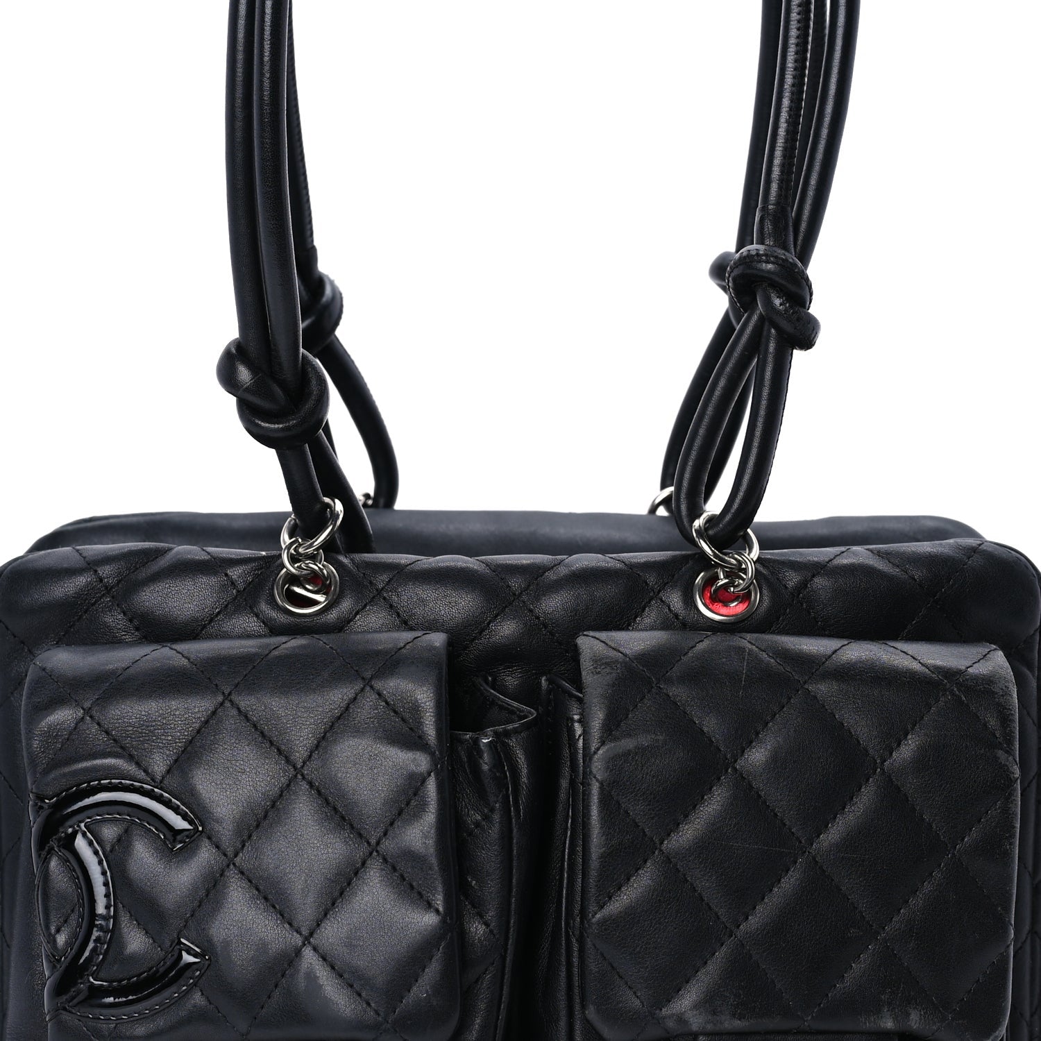 Chanel Calfskin Quilted Large Cambon Multipocket Reporter Black 7 of 7