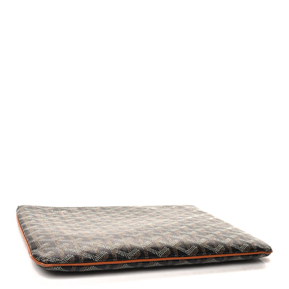 Goyard Goyardine Senat MM Pocket Black Tan 4 of 9