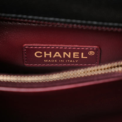 Chanel Caviar Quilted Small Coco Handle Flap Black 6 of 12