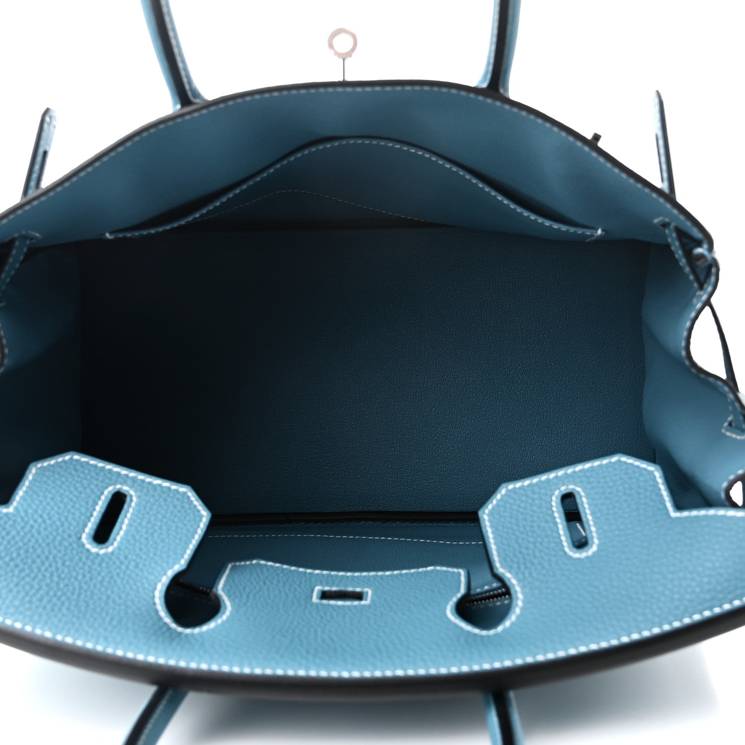 Hermes Togo Birkin 30 New Bleu Jean 5 of 10