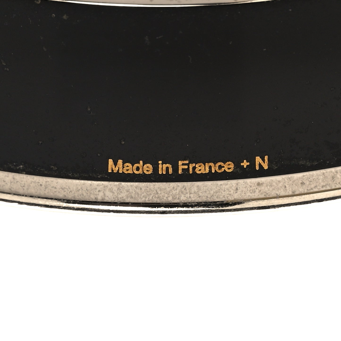 Enamel Printed Caleche Wide Bracelet 70 Orange