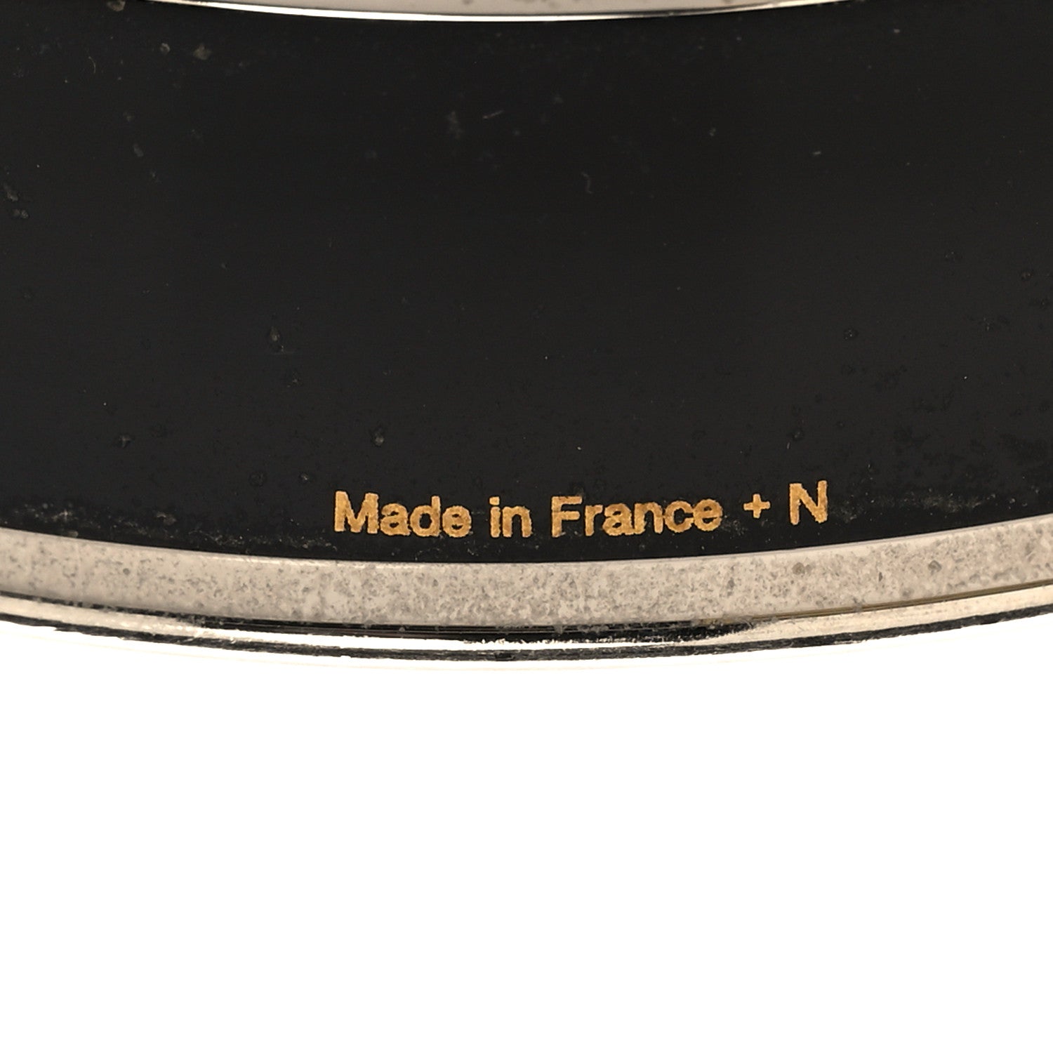 Hermes Enamel Printed Caleche Wide Bracelet 70 Orange 5 of 6