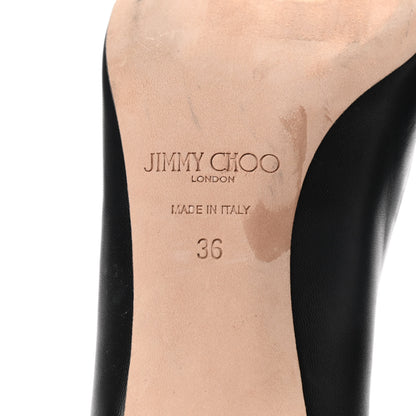Jimmy Choo Kid Pointy Toe Romy 60 Pumps 36 Black 6 of 8