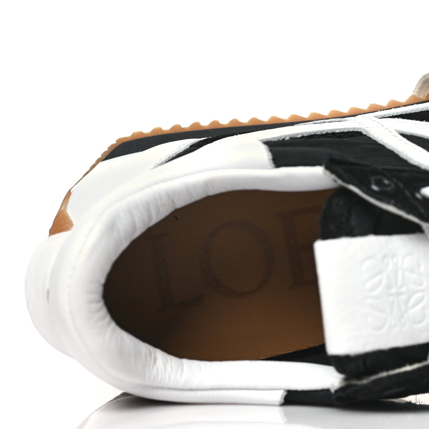 Nylon Suede Flow Runners Sneakers 38 Black