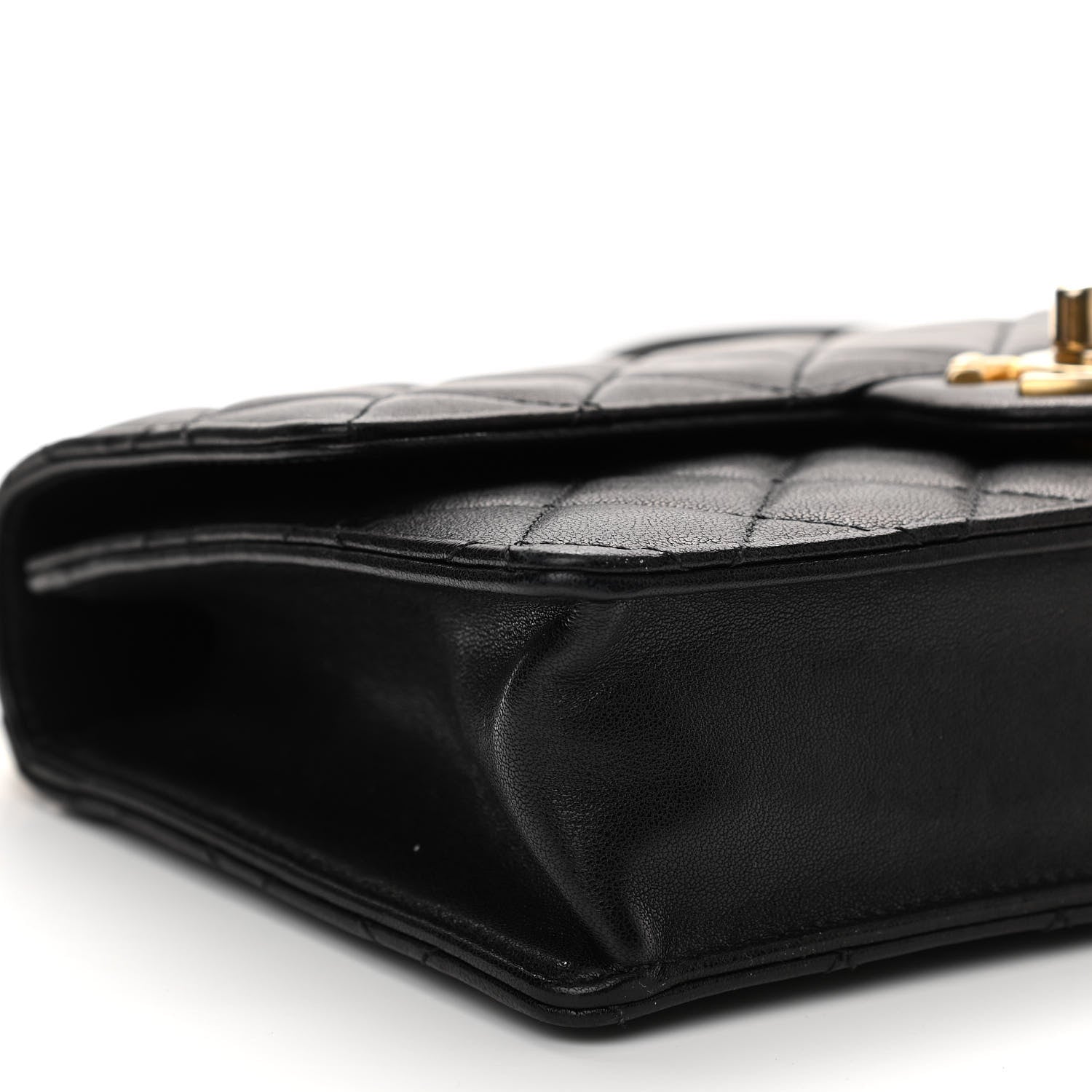 Chanel Lambskin Quilted Small Chic Pearls Flap Black 9 of 11