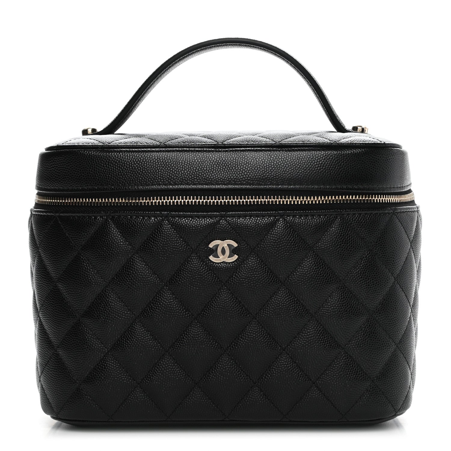 Chanel Caviar Quilted Large Vanity Pouch Black 1 of 9