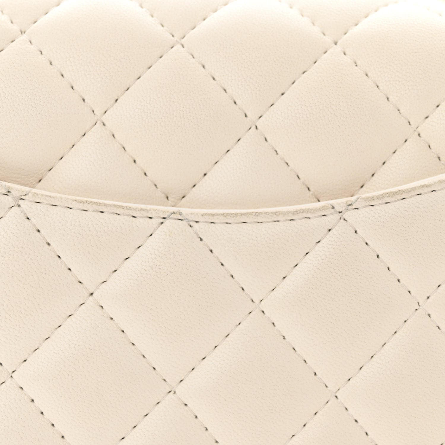 Chanel Lambskin Quilted Mini Rectangular Flap White 12 of 12