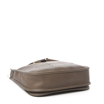 Hermes Taurillon Clemence Evelyne III PM Etoupe 4 of 10