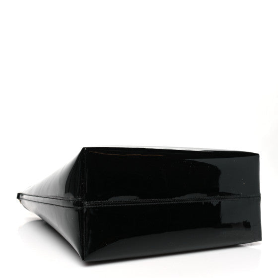 Saint Laurent Patent Calfskin Rendez-Vous Hobo Black 5 of 7