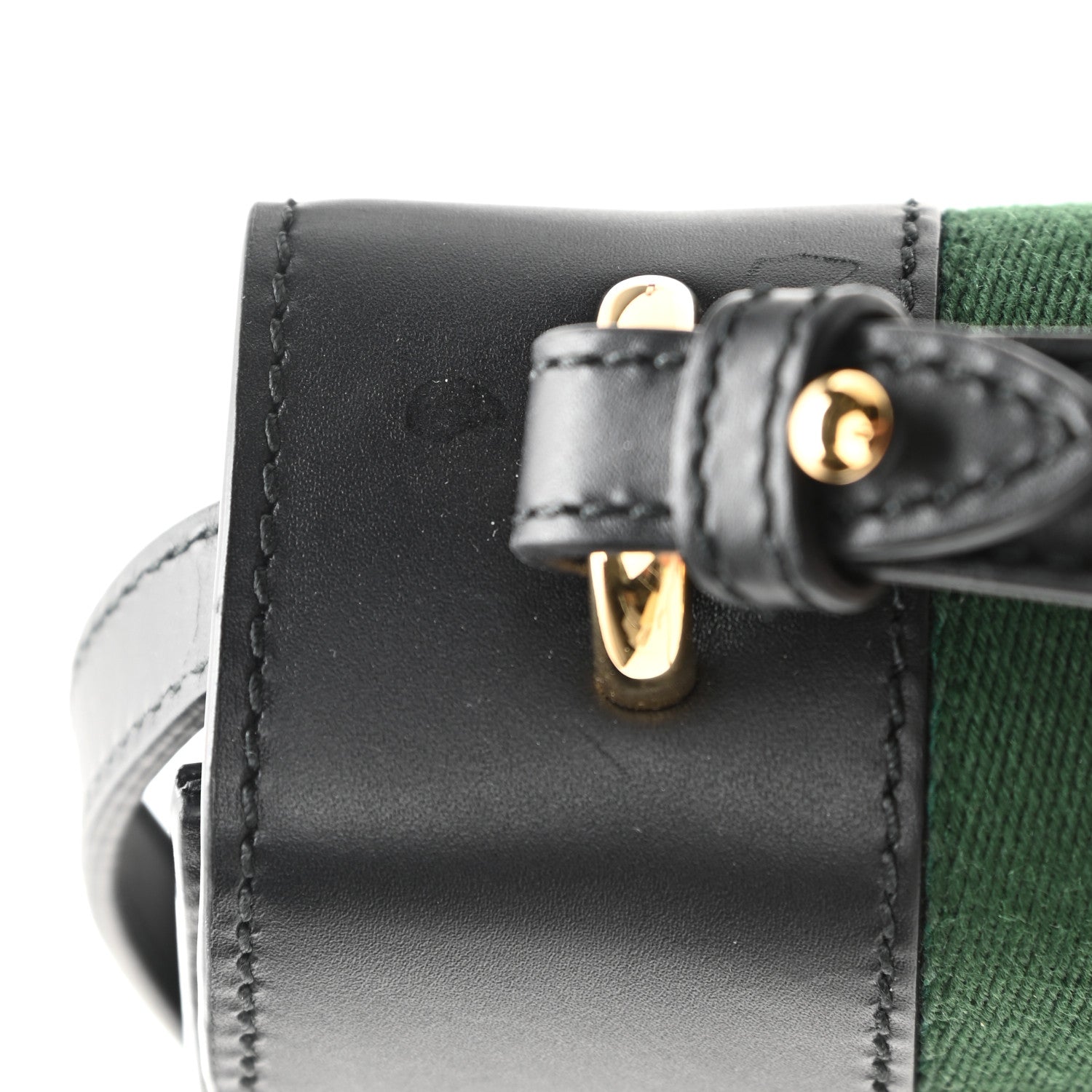 Gucci Calfskin Mini Sylvie Top Handle Bag Black 10 of 13