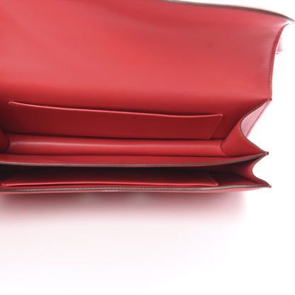 Hermes Epsom Constance Elan 25 Rouge Casaque 5 of 11