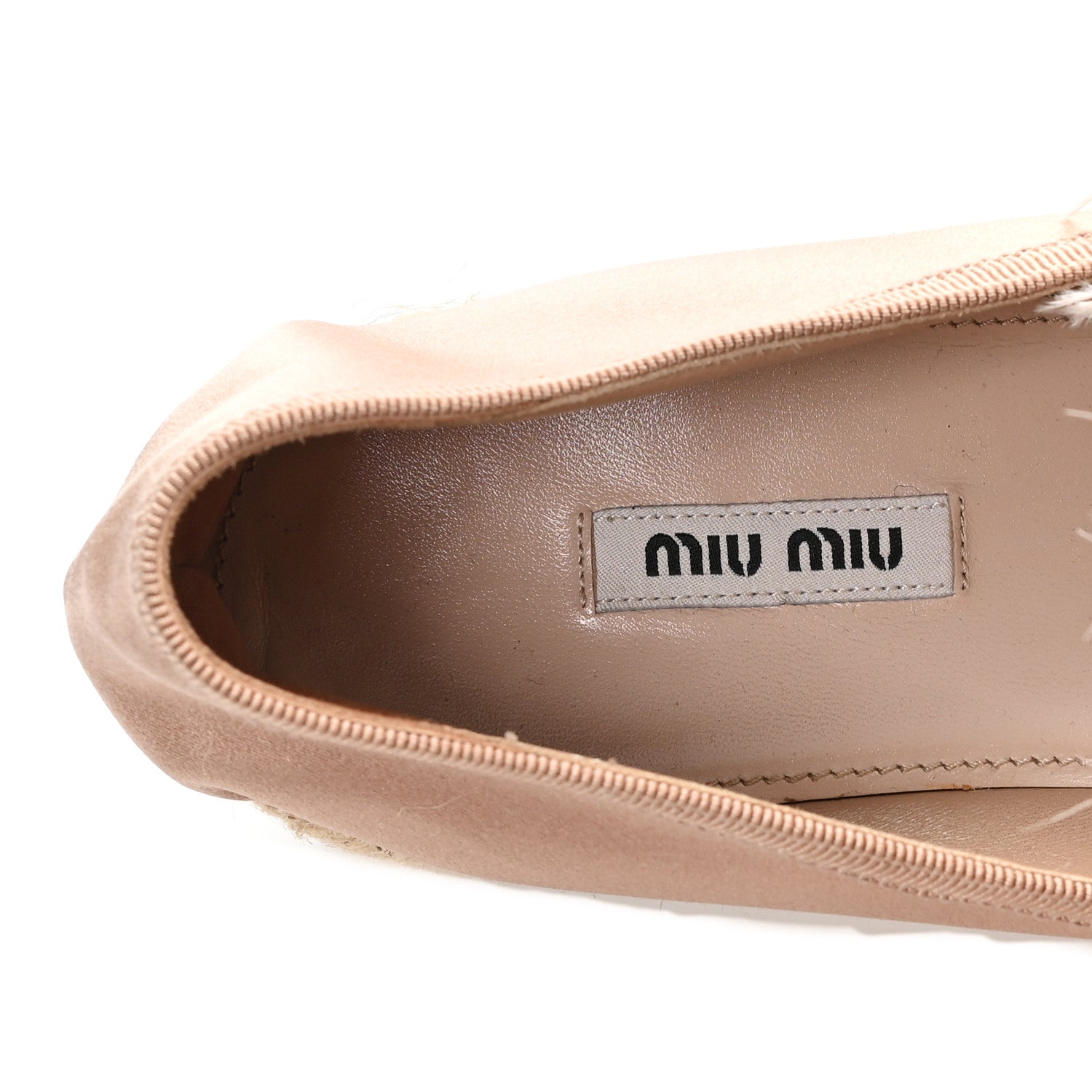 Miu Miu Satin Crystal Platform Espadrilles 39.5 Pink 8 of 9