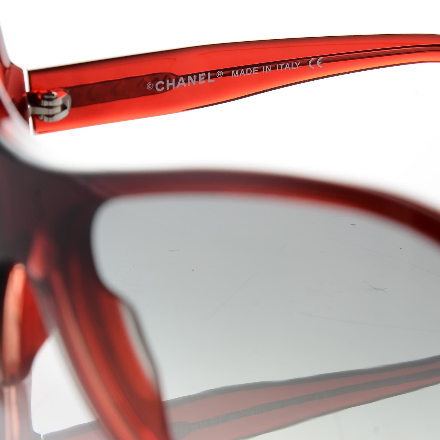 Chanel CC Logo Sunglasses 5066 Red 6 of 7