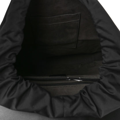 Gucci GG Supreme Monogram Single Buckle Backpack Beige Black 5 of 9