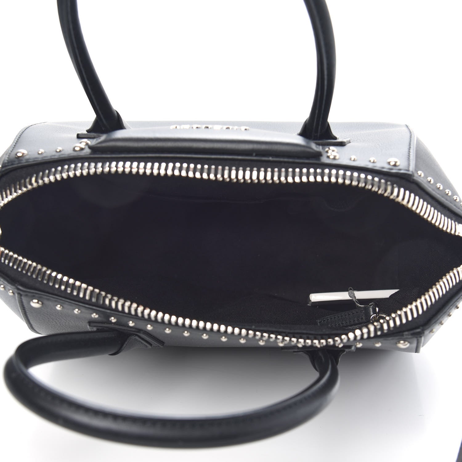 Givenchy Smooth Calfskin Small Studded Antigona Black 5 of 11