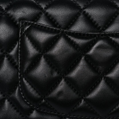 Chanel Lambskin Quilted Mini Rectangular Flap Black 12 of 15