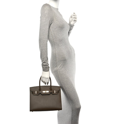 Hermes Madame Calfskin Birkin Sellier 30 Toundra 2 of 13