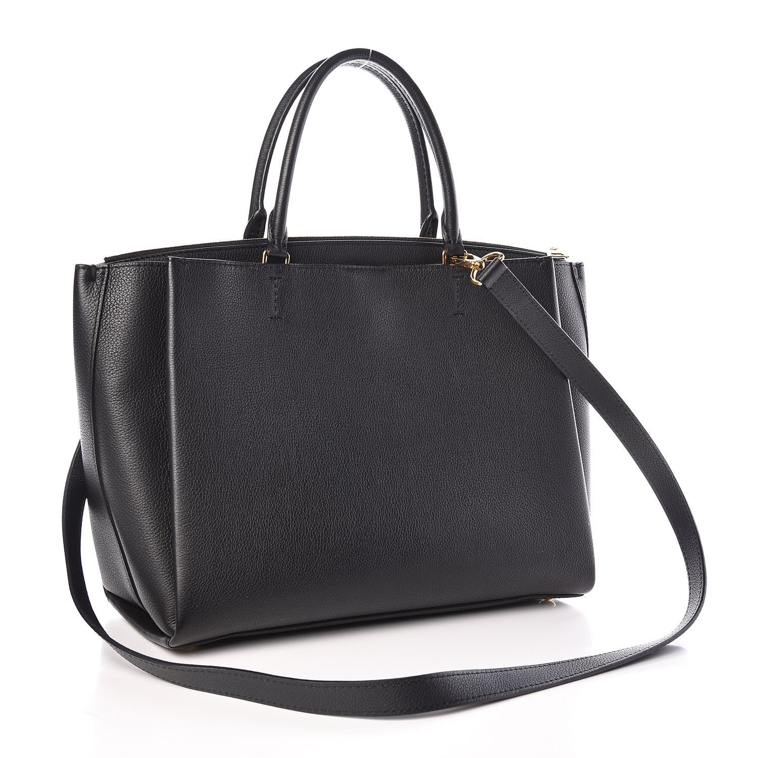 Louis Vuitton Calfskin Lockmeto Black 3 of 9