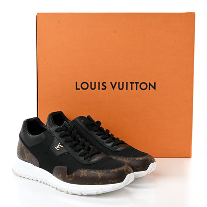 Louis Vuitton Monogram Mens Run Away Sneakers 9 Black 10 of 10