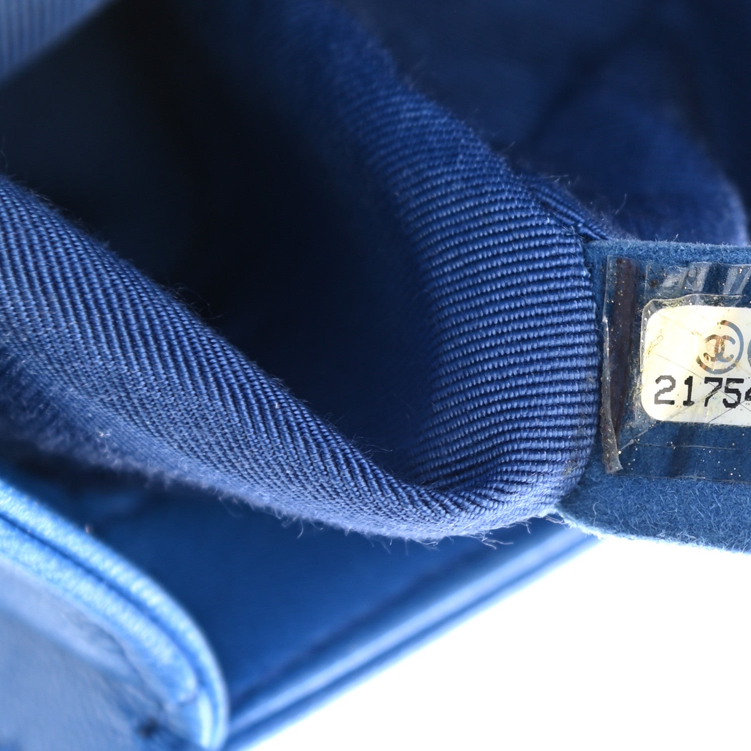 Chanel Lambskin Quilted Medium Boy Flap Blue 7 of 10