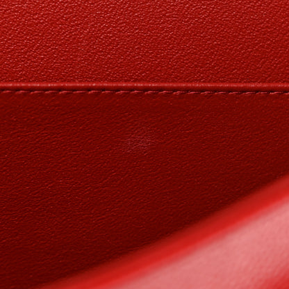 Chanel Caviar Quilted Jumbo Double Flap Red 11 of 12